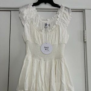 Princess Polly - "The Love Galore Romper" - White - Size 8